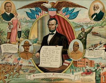 (SLAVERY AND ABOLITION.) LINCOLN, ABRAHAM. Emancipation Proclamation.